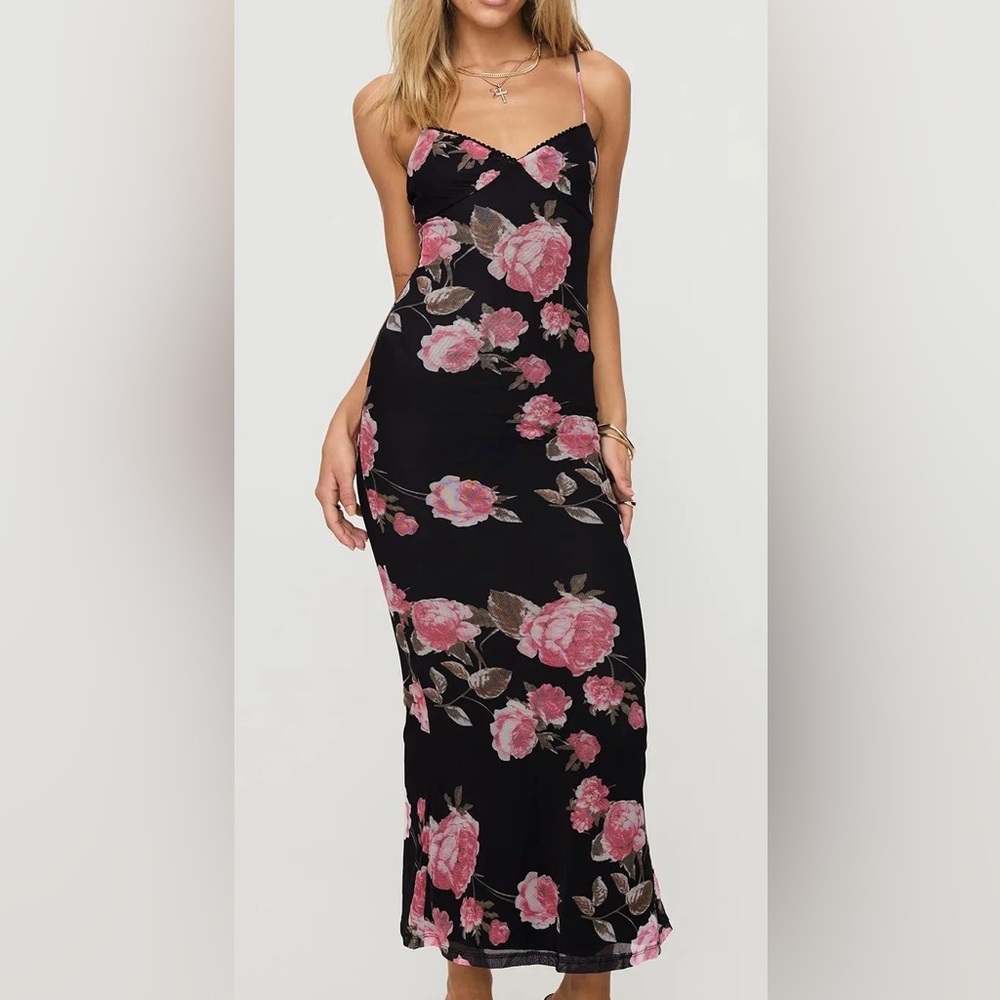 NWOT Princess Polly Manolis Floral Maxi Dress Size 2